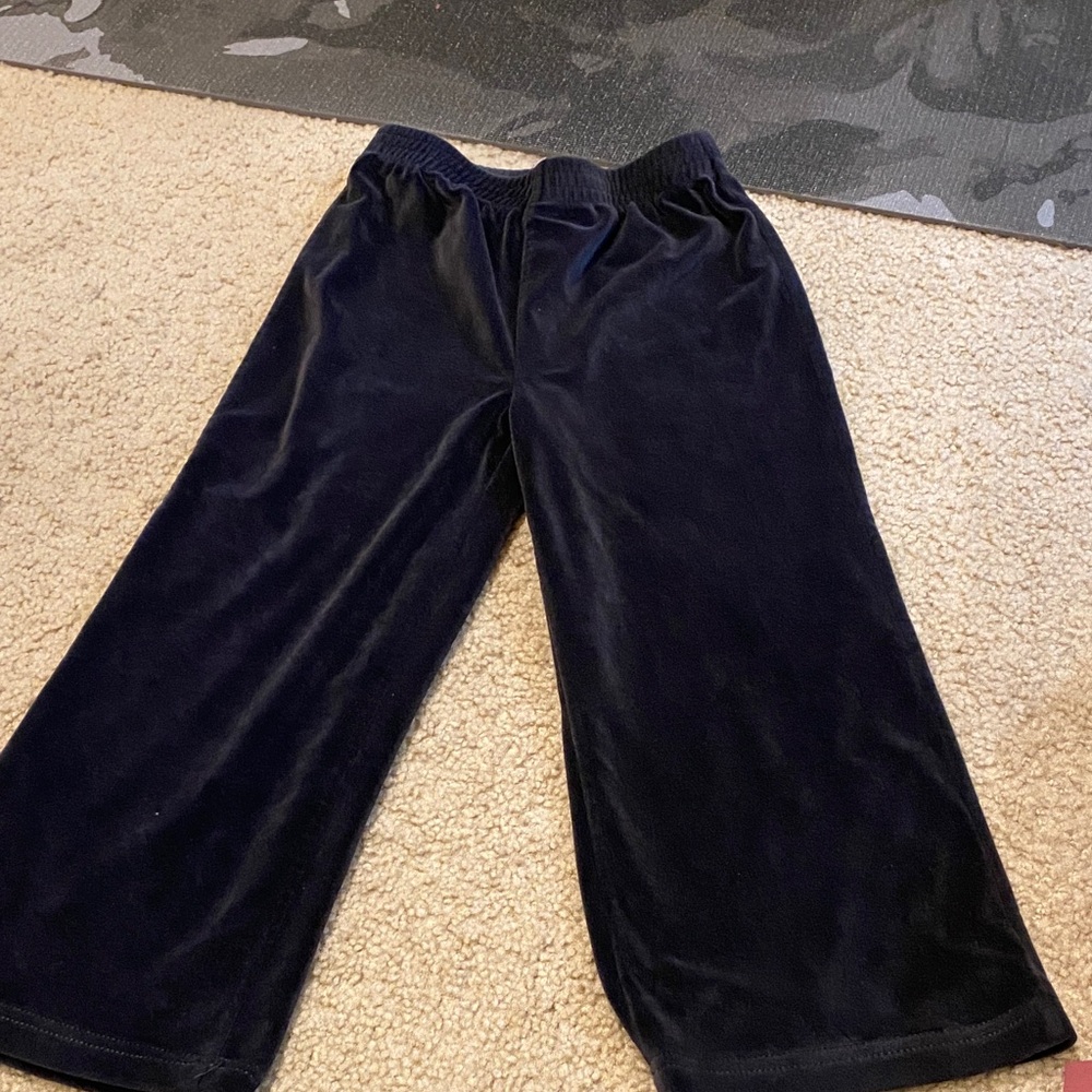 Kate Mack black velvet Kids pants
